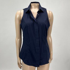 Brunello Cucinelli Navy Blue Tank Top